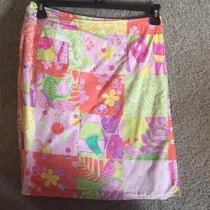 Lilly Pulitzer wrap skirt